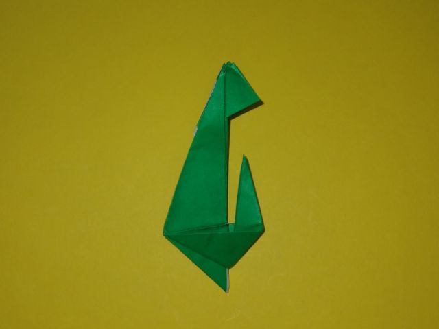 クジャクの折り方18